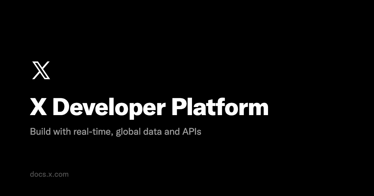 developer.x.com